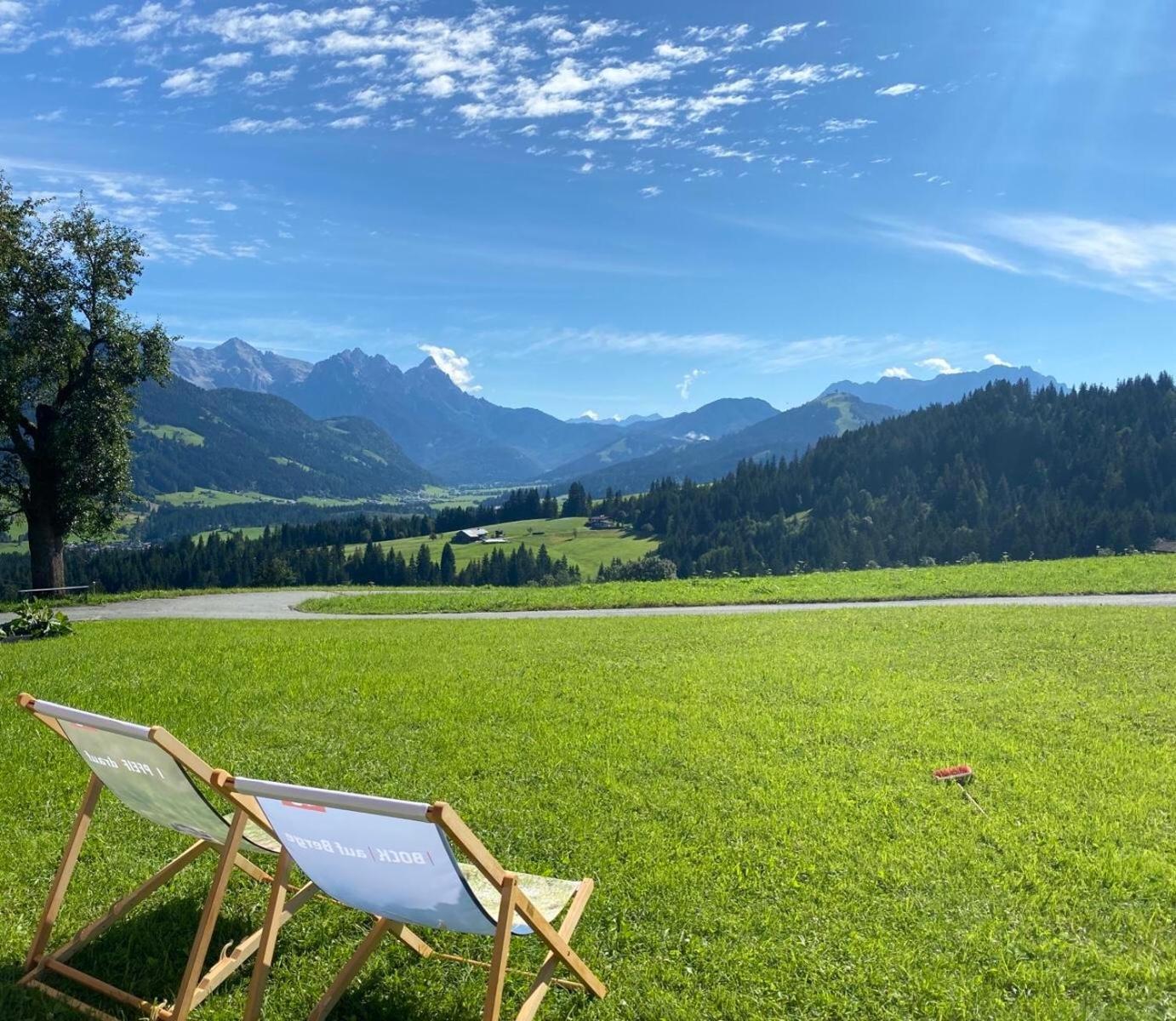 Ferienwohnung Baerfeld Fieberbrunn Bagian luar foto
